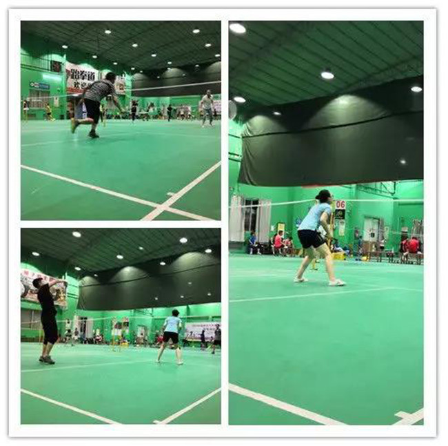 博皓室內(nèi)活動:打羽毛球