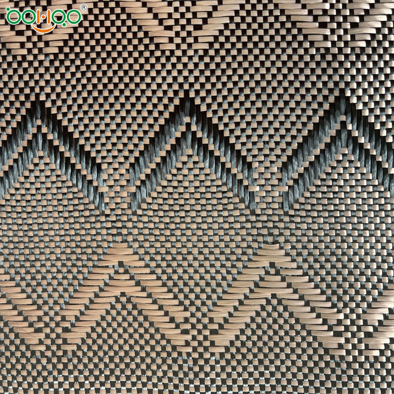 新型復(fù)合纖維布 碳纖維芳綸混編布 高性能玻纖/碳纖/芳綸纖維復(fù)合編織布 顏色紋路花式可定制 體育用品/汽車(chē)用復(fù)合材料纖維布 -6